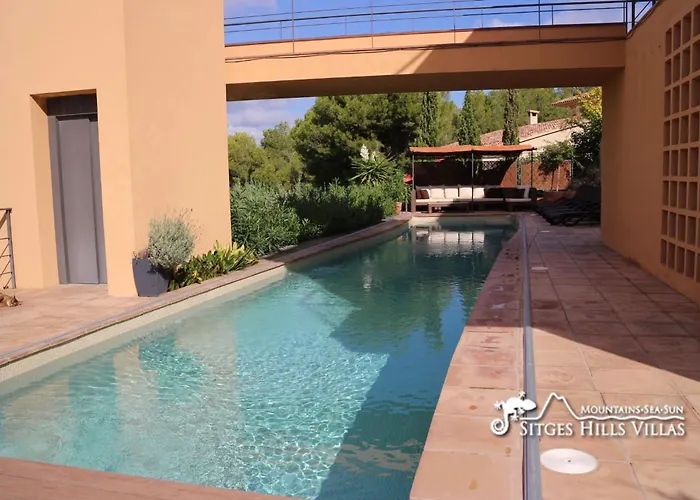 Villa Dumas With Amazing Sea Views, Ac And Private Pool Sitges