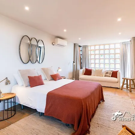 Dumas With Amazing Sea Views, Ac And Private Pool シッチェス