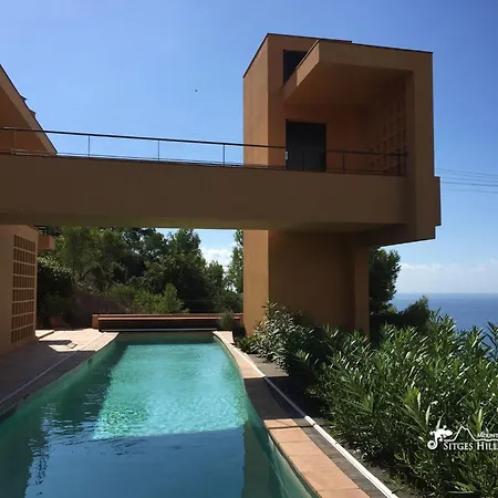 Dumas With Amazing Sea Views, Ac And Private Pool Sitges