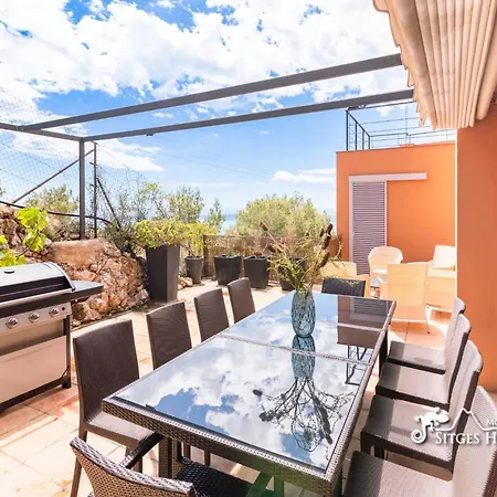Dumas With Amazing Sea Views, Ac And Private Pool ヴィラ *