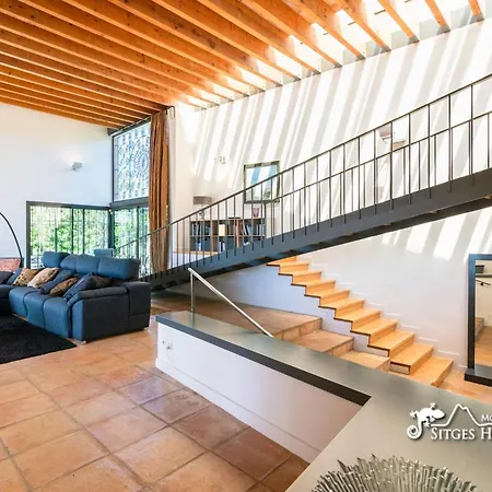 Dumas With Amazing Sea Views, Ac And Private Pool * Sitges