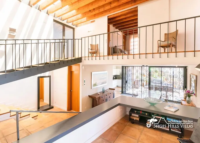 Dumas With Amazing Sea Views, Ac And Private Pool Sitges